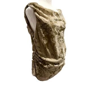 Mango Mixed-fabric Textured Top